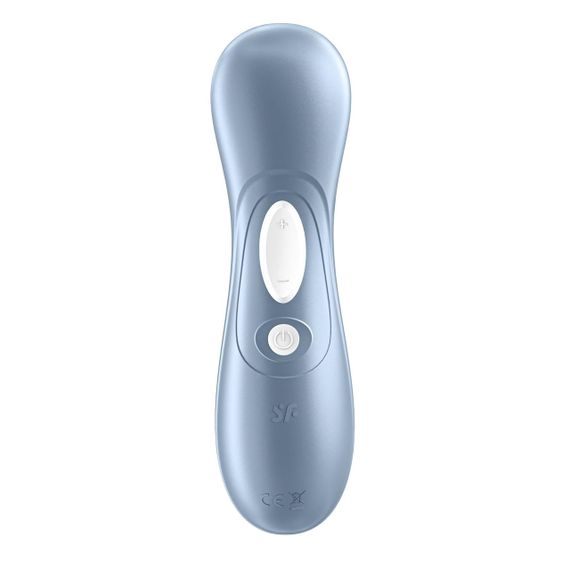 Вакуумний кліторальний стимулятор Satisfyer Pro 2 — безконтактна Air Pulse, 11 рівнів, IPX7, голубий, USB | Зображення 4