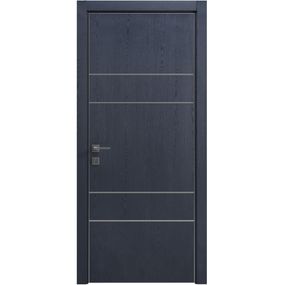 Двері міжкімнатні Rodos MODERN Flat-04 INSIDE сосна браш Cobalt