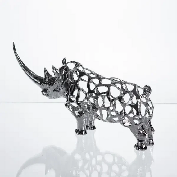 Декоративна фігурка Rhinoceros 23x6x10 см металева HP-7-23 | Зображення 3