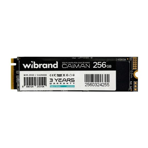 Накопитель SSD M.2 2280 256GB Caiman Wibrand (WIM.2SSD/CA256GB) | Зображення 1