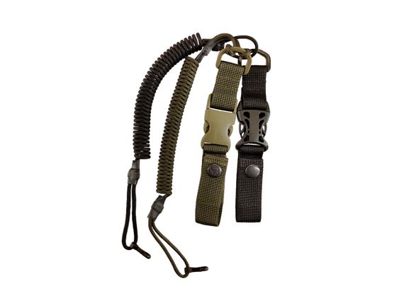 Тренчик шнура з фастексом швидкий страховий шнур паракорд чорний 990 ms | Зображення 2