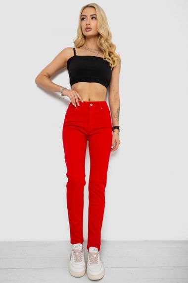 Джинси жіночі Slim Fit, колір червоний, 182R1489S19 | Зображення 1