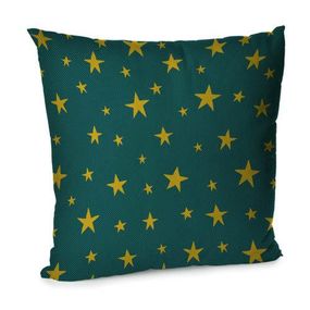 Подушка диванна з оксамиту Звезды 45x45 см (45BP_UNI015)