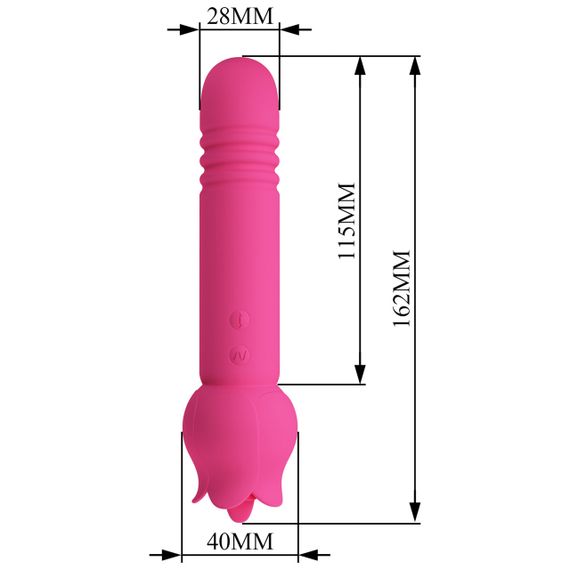 Вібростимулятор Pretty Love Chaley Dual-End Vibrator Sex Aura | Зображення 2