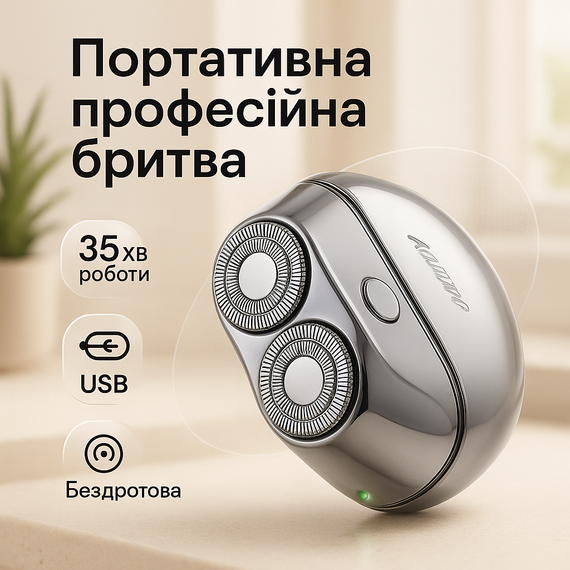Компактна електробритва чоловіча Camry, Портативна професійна бритва, Професійна бритва для волосся DB-30