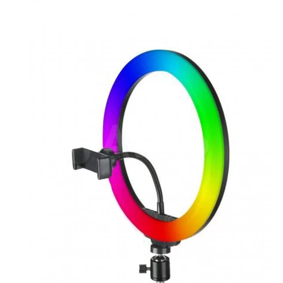Кольцевая LED лампа для съемки с держателем телефона XPRO LC-330 USB 33cm (AM-1931) | Зображення 2