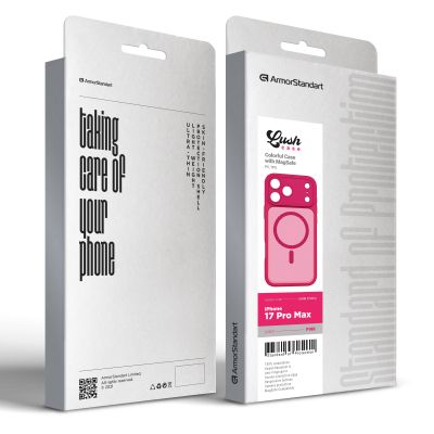 Чехол для мобильного телефона Armorstandart Lush MagCase Apple iPhone 17 Pro Max Pink (ARM87503) | Зображення 2