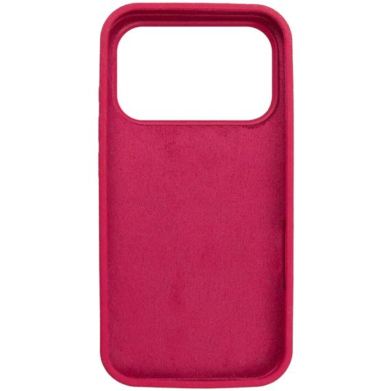 Чохол Silk Full Protective (AA) NO LOGO для Apple iPhone 17 Pro / 18 Pro (6.3") Червоний / Rose Red | Зображення 2