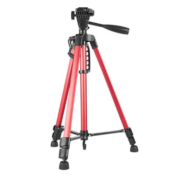 Професійний штатив 3366, тріпод з чохлом! Колір: рожевий | Зображення 1