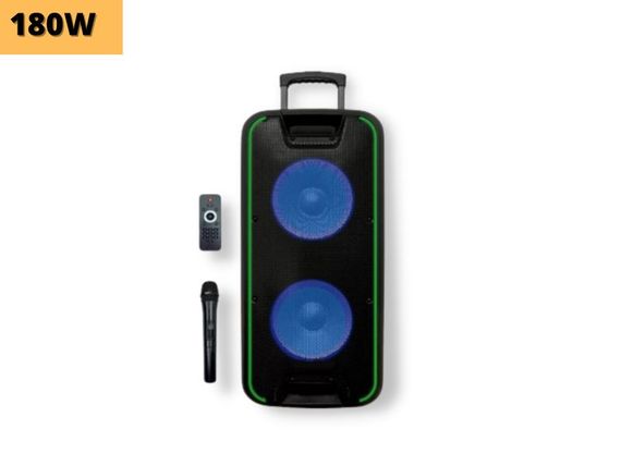 Акумуляторна акустична система XPRO GT-6067 колонка валіза 180Вт USB, SD, FM радіо, Bluetooth, 2 мікрофона, ДУ (MER-14865) | Зображення 1