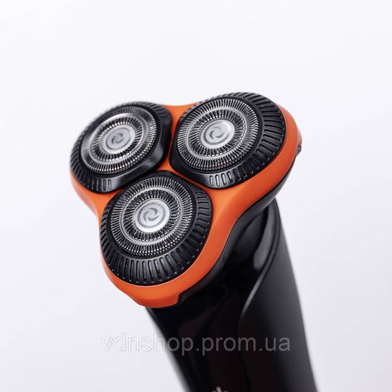 Электробритва 5 Вт 800 mAh бритва электрическая беспроводная с тремя бритвенными головками Sokany SK-16038R | Зображення 3