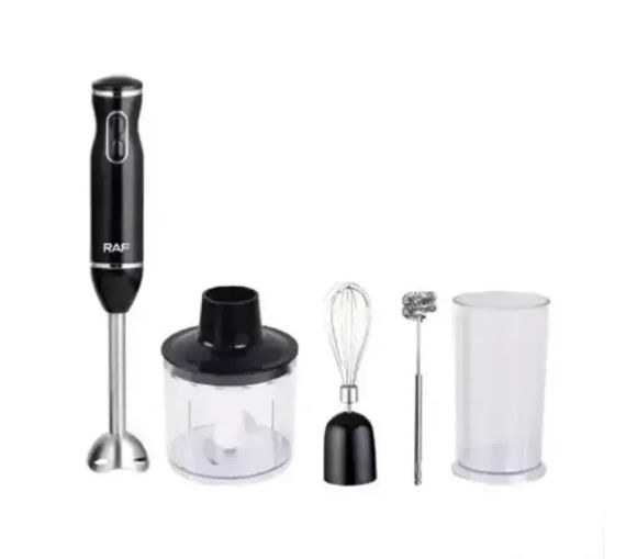 Ручний занурювальний блендер RAF R.314B з металевою ніжкою 5в1 400 Вт | Зображення 1
