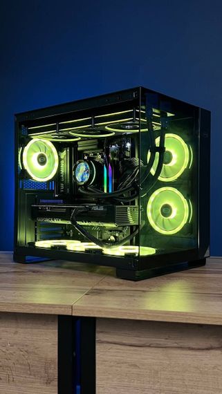 Збірка на замовлення: ігровий ПК PCCooler C3 T500 ARGB Black Tower / AMD Ryzen 7 9800X3D (8 (16) ядер по 4,7 - 5,2 ГГц) / 64 ГБ DDR5 / 500 ГБ SSD M.2 + 2000 ГБ SSD M.2 / nVidia GeForce RTX 5080, 16 ГБ GDDR7, 256-bit / 850 Вт | Зображення 1