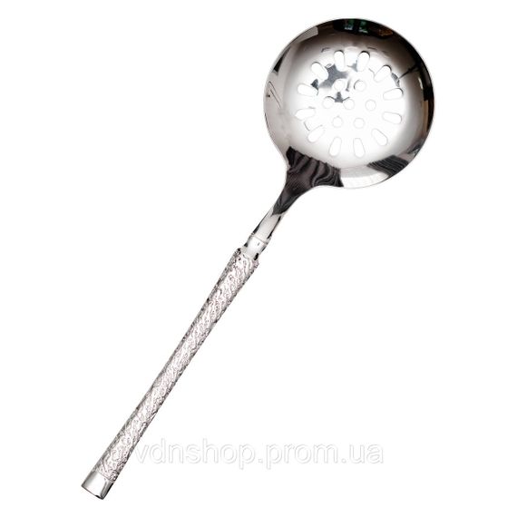 Шумовка для снятия пены из нержавеющей стали 26.5 (см) ложка шумовка поварская ложка для снятия пенки HP-8-50