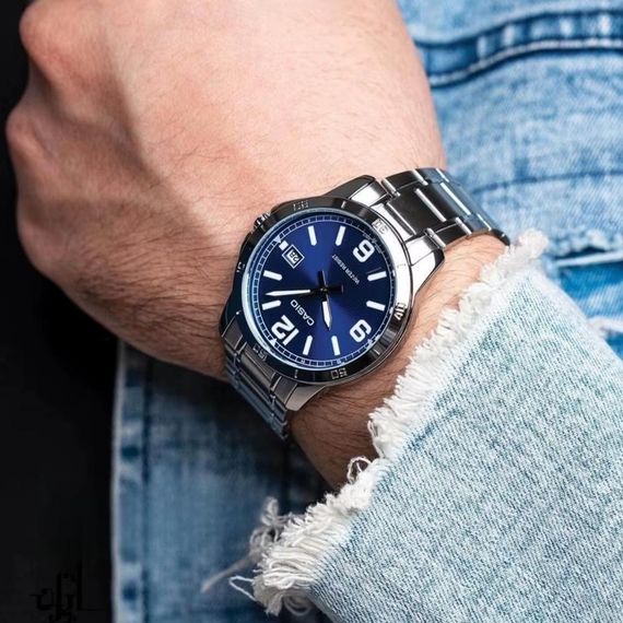 Чоловічий годинник Casio MTP-V004D-2B | Зображення 2