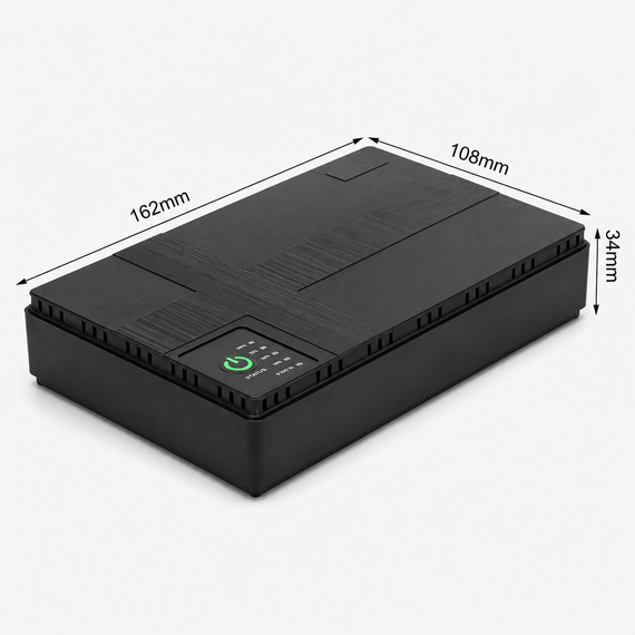 Портативный источник бесперебойного питания для роутера на 10400mAh DC1018P UPS для роутера WiFi | Зображення 5