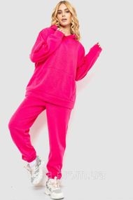 Спортивний костюм жіночий на флісі, колір рожевий, розмір L-XL FA_008426