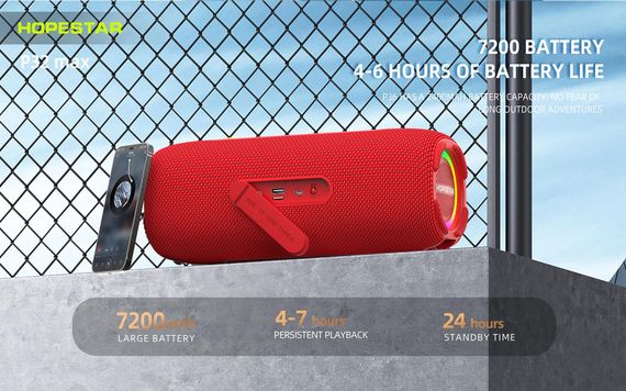 Портативна Bluetooth колонка з потужністю 60 Вт Hopestar P26 Pro (43427-P26PRO_1155) | Зображення 5