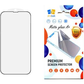 Стекло защитное Drobak Matte Glass A+ Apple iPhone 13 (Black) (292941)