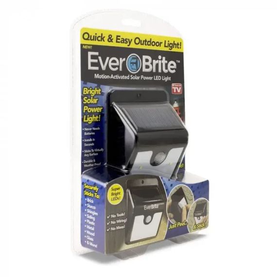 Уличный светильник на солнечной батарее с датчиком движения Ever Brite | Зображення 2