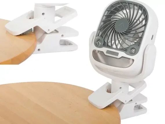 Настільний вентилятор, зволожувач повітря з роз'ємом, USB RGB 2в1 | Зображення 1