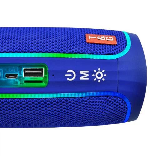Колонка портативна Bluetooth T&G TG288 blue синя | Зображення 2