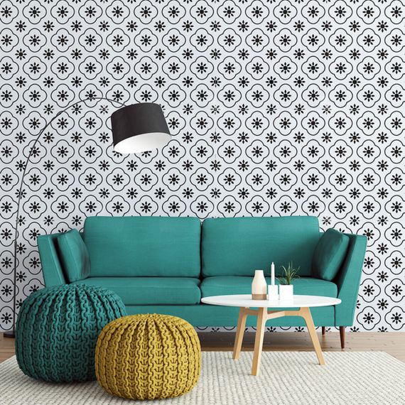 СВП-215 Самоклеюча винилова плитка 600*600*1.5mm Глянсова (D) SW-00002263 | Зображення 4