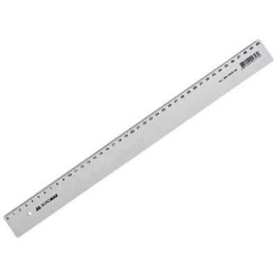 Линейка Buromax 40см, plastic, transparent, blister (BM.5826-40) - Топ Продаж!