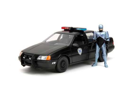 Игровая металлическая машинка RoboCop Форд Тарус с Робокопом | Зображення 1