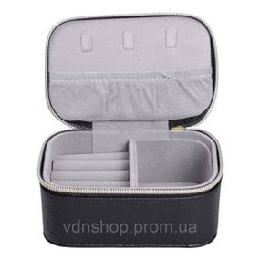 Скринька для прикрас з еко шкіри на блискавці міні органайзер для ювелірних виробів HP-5-26B