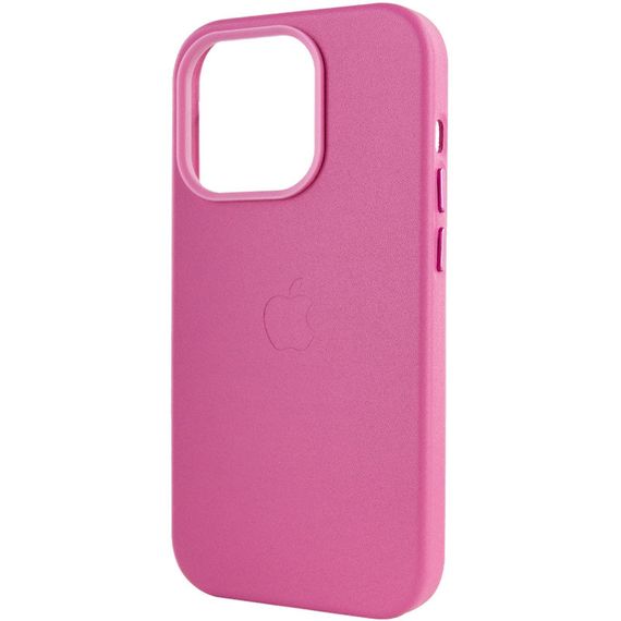 Кожаный чехол Leather Case (AA Plus) with MagSafe для Apple iPhone 13 Pro (6.1") Pollen | Зображення 5