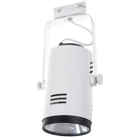 Светильник трековый поворотный LED 413/30W WW WH/BK COB | Зображення 3