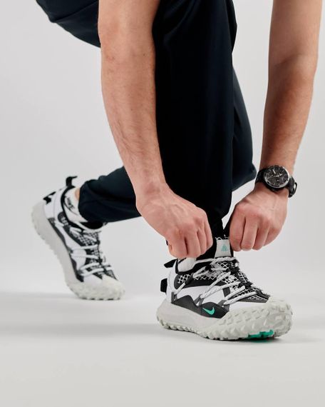 Кросівки ACG Mountain Fly Low White Black Mint  (топ якість) | Зображення 4