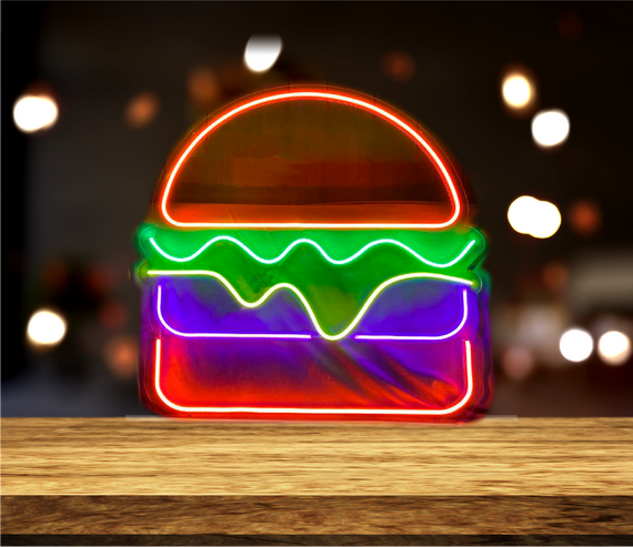 Неоновий світильник Burger 290х290 acr-n000066 | Зображення 5