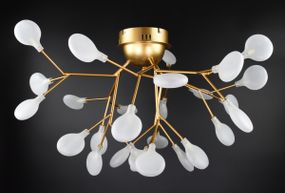 Люстра стельова на 27 лампочок 26953 Золото 40х75х75 см.