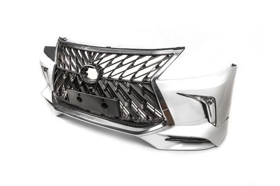 Передний бампер для 2008-2015 в стиле рестайлинга Белый для Lexus LX570 / 450d | Зображення 2