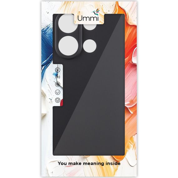 Чохол Silicone Cover Ummi Lakshmi Full Camera (AA) для Xiaomi Redmi Note 13 5G Чорний / Black | Зображення 2