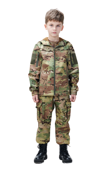 Костюм дитячий ARMY KIDS Скаут Soft-Shell теплий камуфляж Мультикам | Зображення 1