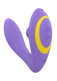 Вібратор подвійної стимуляції ROMP REVERB, бузковий Sex Aura