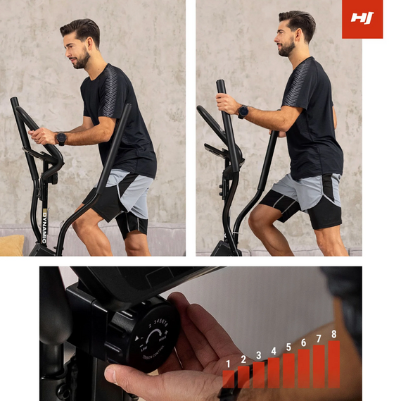 Орбитрек магнитный Hop-Sport HS-450B Dynamic черно-золотистый | Зображення 9