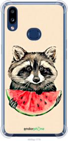 Чохол на Samsung Galaxy A10s A107F Єнотик з кавуном "4605sp-1776-2448"