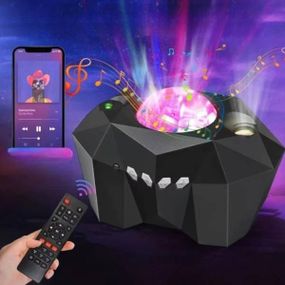 Акумуляторний проектор на пульті Галактика з Bluetooth колонкою AA10-7 Чорний