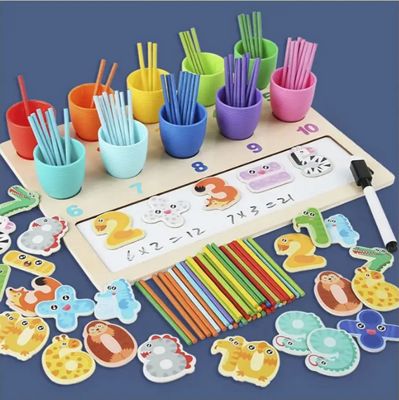 Дерев'яна Логічна гра "Математика" 58602