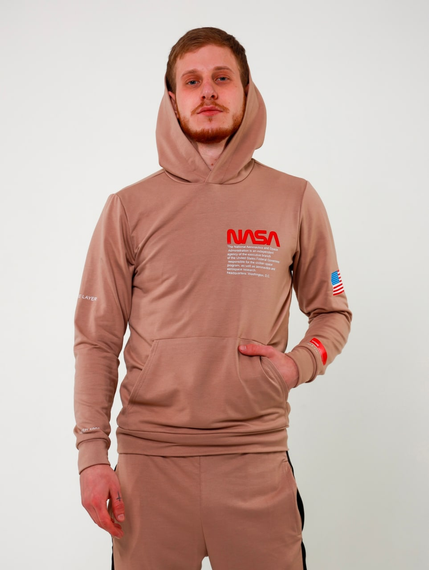 Комплект Худі Наса+ Штани бежевий S XL | Зображення 2