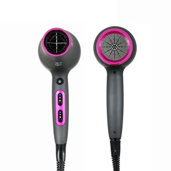 Електрофен для волосся з додатковими насадками VGR V-402, Потужний фен удома, Потужний UK-662 фен гребінець | Зображення 3