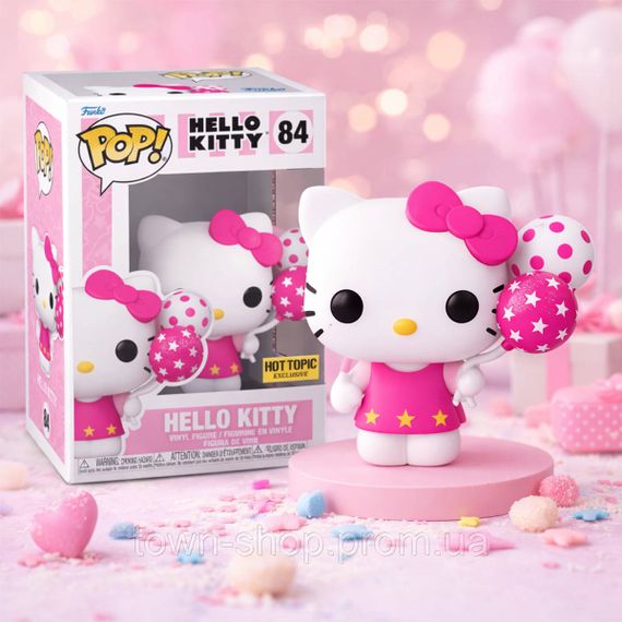 Игровая фигурка Funko POP! серии Hello Kitty - Хеллоу Китти с шариками | Зображення 2