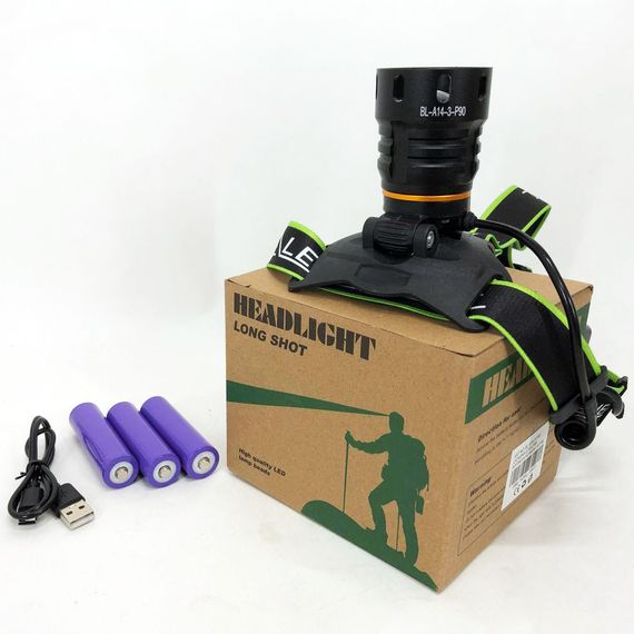 Ліхтар для походів на лоб, Яскравий світлодіодний потужний ліхтар на лоб для будівельника IA-46 | Зображення 2