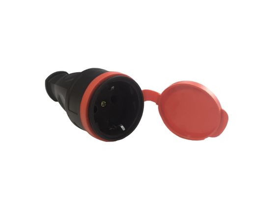 Розетка з/к пряма переносна RUBBER R/B Ny95000915