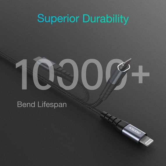 Дата кабель USB-C to Lightning 2.0m 20W MFI USB3.1 Choetech (IP0041) | Зображення 5