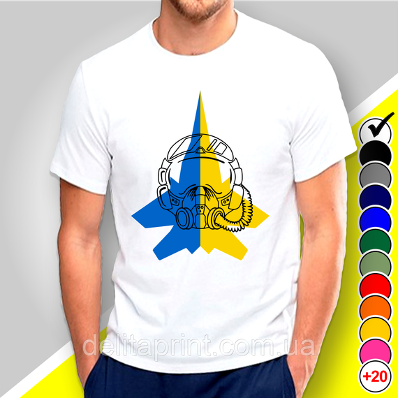Футболка з принтом "Призрак Киева" патріотичні | Зображення 2